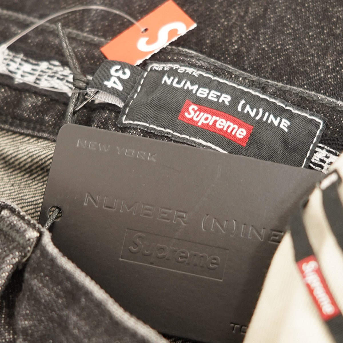 25AW Number (N)ine Patches Loose Fit Jean  ヴィンテージ Vintage ダメージウォッシュ 加工ロゴワッペン ルーズフィット セルビッジ デニム ジーンズ