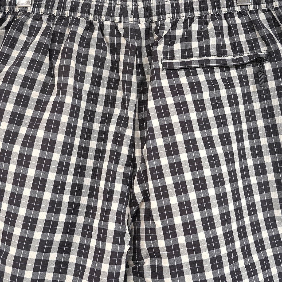 25AW Plaid Warm Up Pant サプレックス Supplexナイロンプレイド チェック サイド ジップ ロゴ刺繍 トラック ウォームアップ イージー パンツ