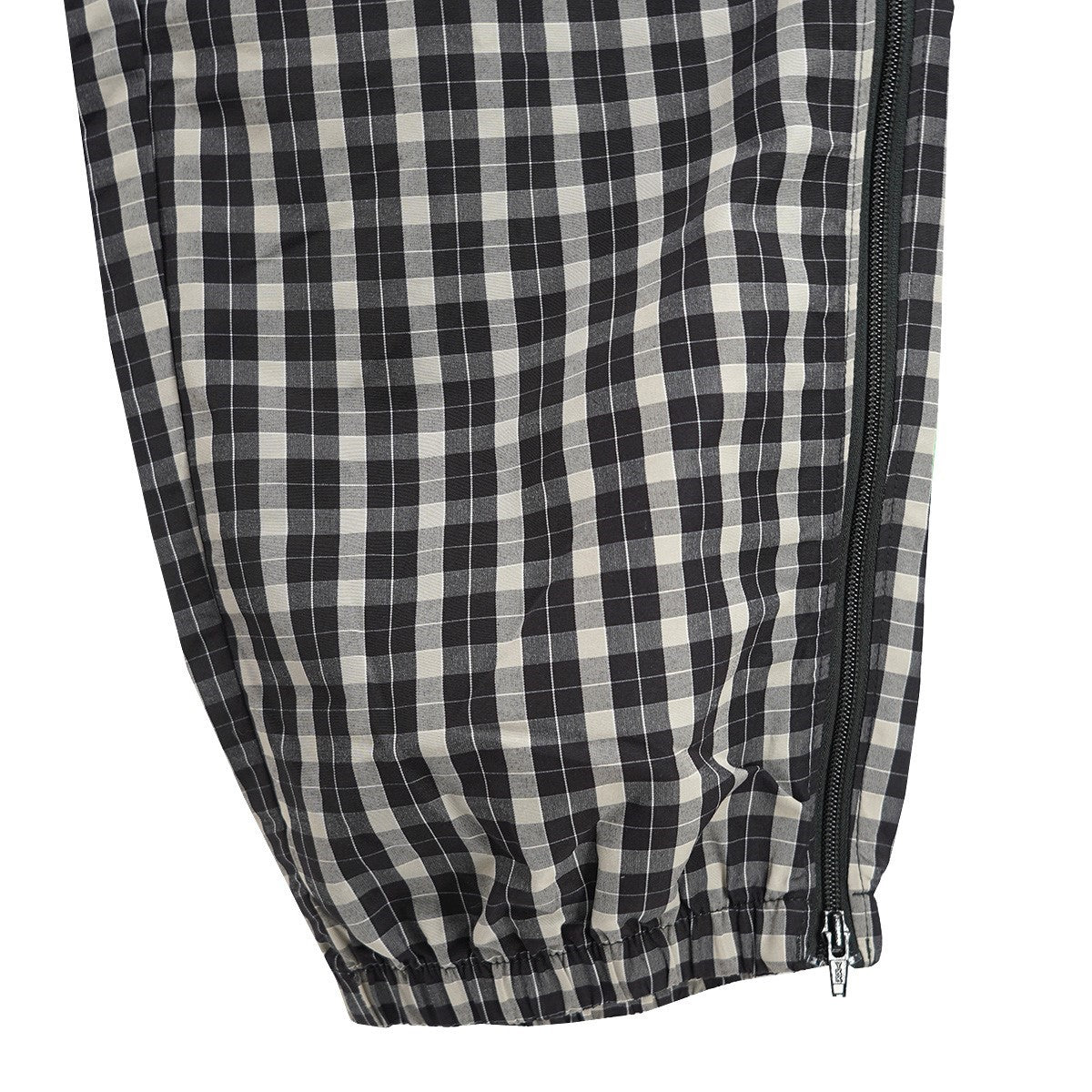 25AW Plaid Warm Up Pant サプレックス Supplexナイロンプレイド チェック サイド ジップ ロゴ刺繍 トラック ウォームアップ イージー パンツ
