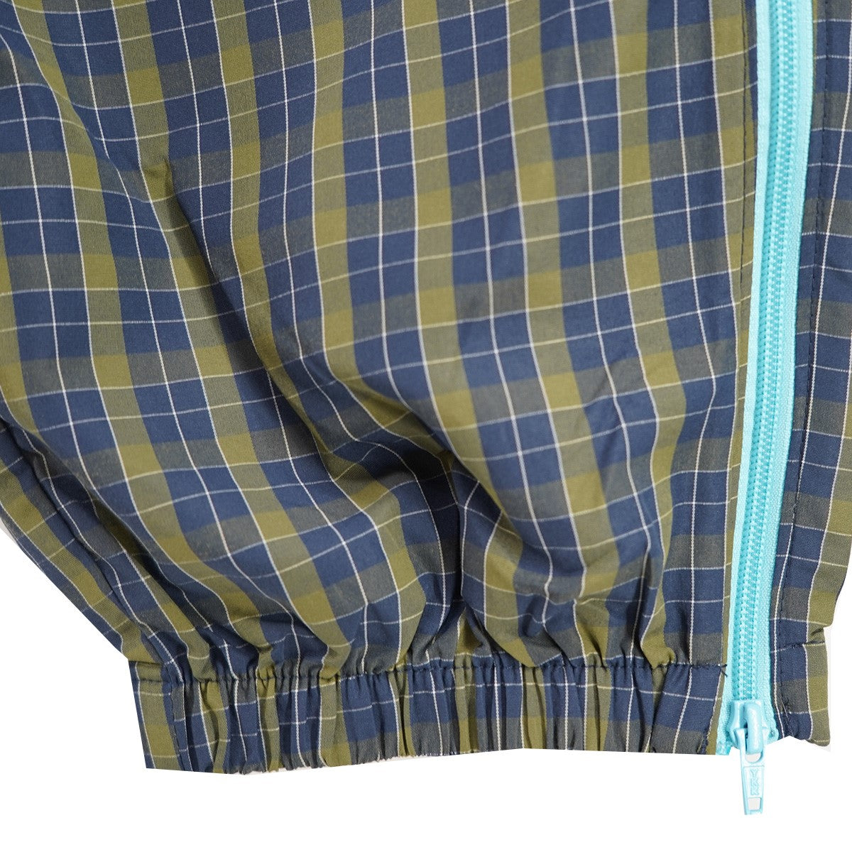 25AW Plaid Warm Up Pant サプレックス Supplexナイロンプレイド チェック サイド ジップ ロゴ刺繍 トラック ウォームアップ イージー パンツ