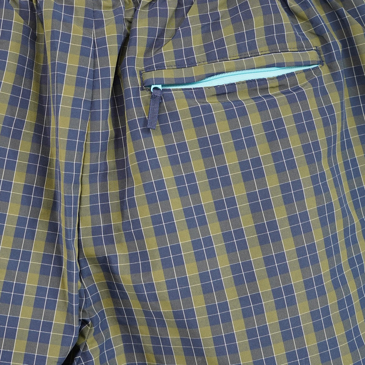 25AW Plaid Warm Up Pant サプレックス Supplexナイロンプレイド チェック サイド ジップ ロゴ刺繍 トラック ウォームアップ イージー パンツ