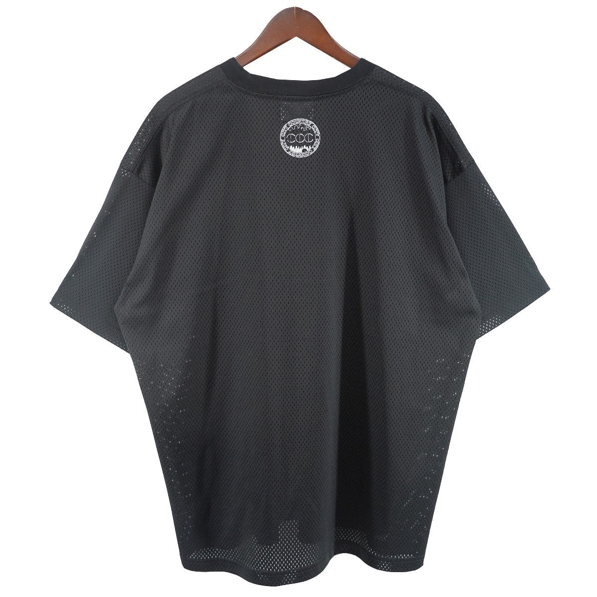 23SS EXCLUSIVE MESH T-SHIRT ヘビーメッシュ生地 GOODENOUGHベースロゴ リフレクタープリント ストリート アクティブウェア ゲーム 半袖  Tシャツ