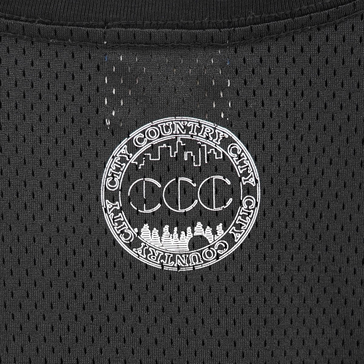 23SS EXCLUSIVE MESH T-SHIRT ヘビーメッシュ生地 GOODENOUGHベースロゴ リフレクタープリント ストリート アクティブウェア ゲーム 半袖  Tシャツ