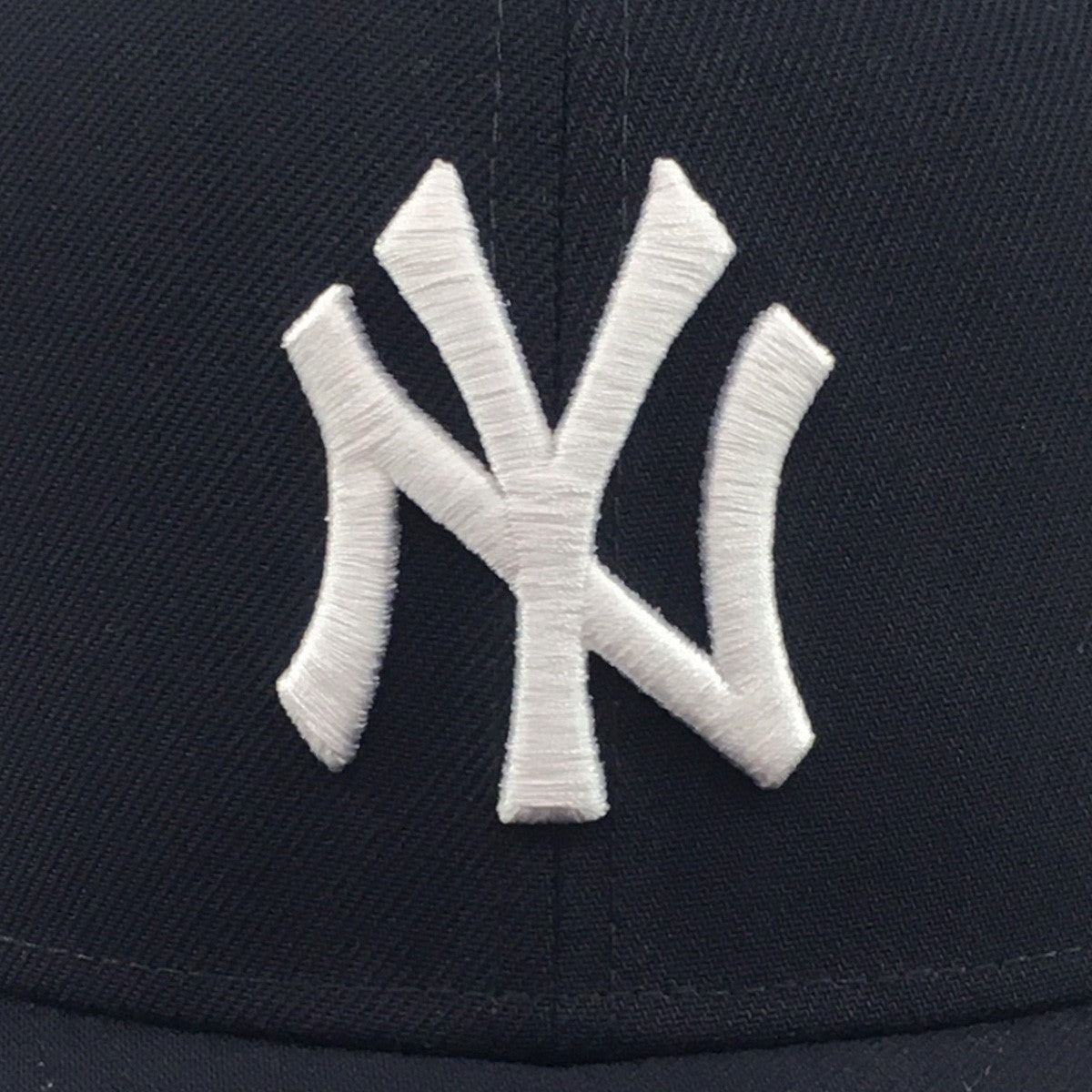 59FIFTY Vanson Leathers ニューヨーク・ヤンキース ネイビー ロゴ レザーパッチ コラボキャップ NY 帽子