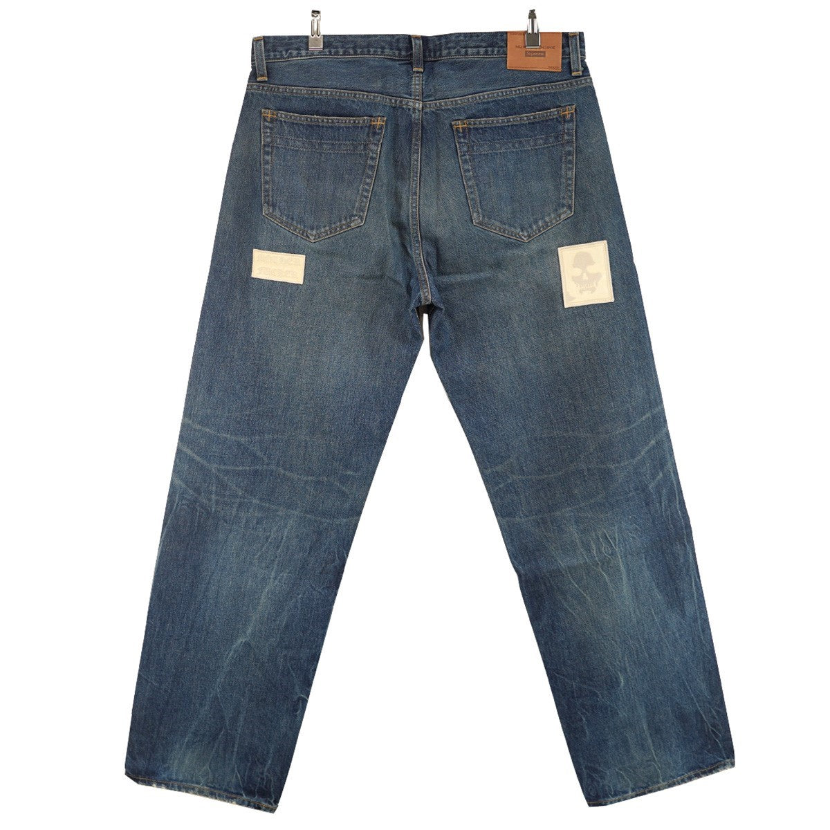 25AW Number (N)ine Patches Loose Fit Jean ヴィンテージ Vintageダメージウォッシュ 加工 ロゴ ワッペン ルーズフィット セルビッジ デニム