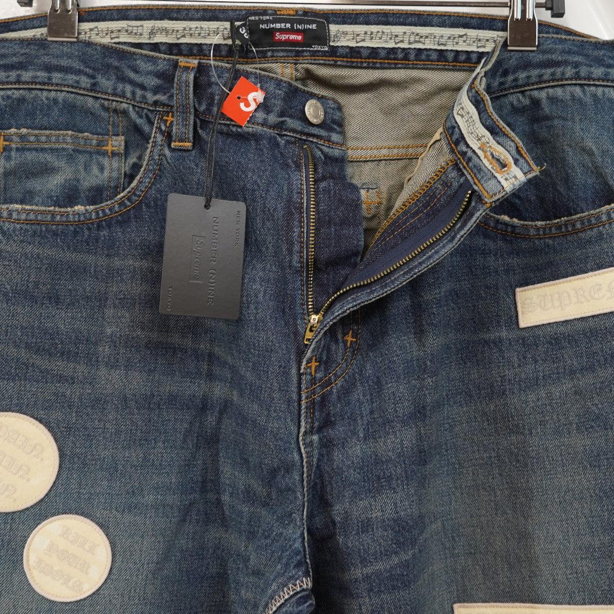 Supreme×NUMBER (N)INE 25AW Number (N)ine Patches Loose Fit Jean