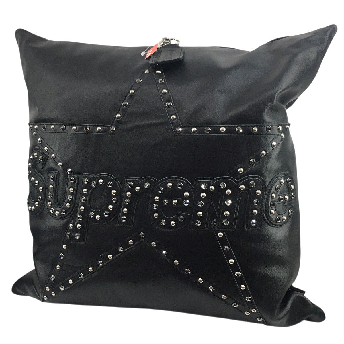 25AW B．B． Simon Vanson Leathers Pillowトリプルコラボ ロゴ スタッズ レザー ピロー クッション
