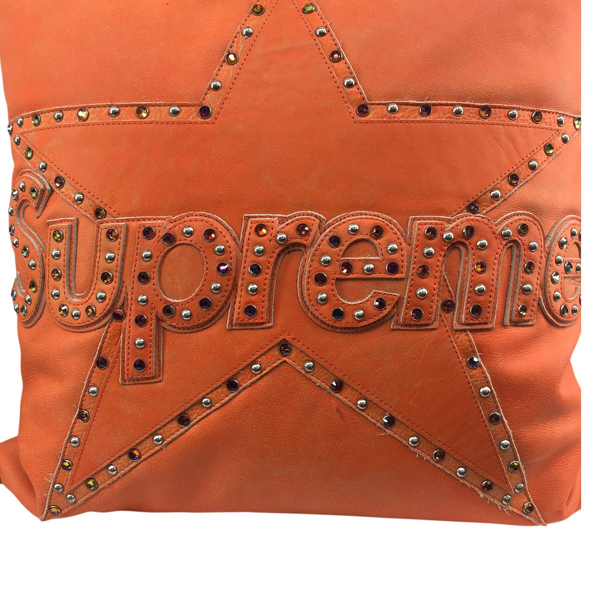 25AW B．B． Simon Vanson Leathers Pillow加工 トリプルコラボ ロゴ スタッズ レザー ピロー クッション