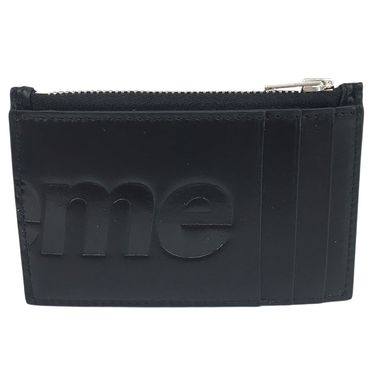 Supreme(シュプリーム) 25AW Leather Zip Card Holder ロゴ ジップ