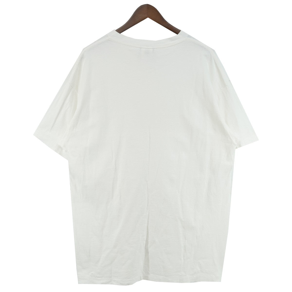 24SS RIBON SAINT SS TEE ヴィンテージ Vintage フェード加工リボンロゴ シングルステッチ プリント オーバーサイズ シルエット 半袖 Tシャツ