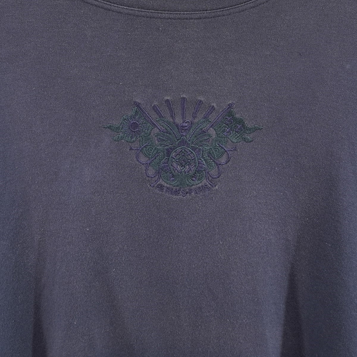 90s〜00s Vintage ヴィンテージ クレスト エンブレム 刺繍 短丈Tシャツ