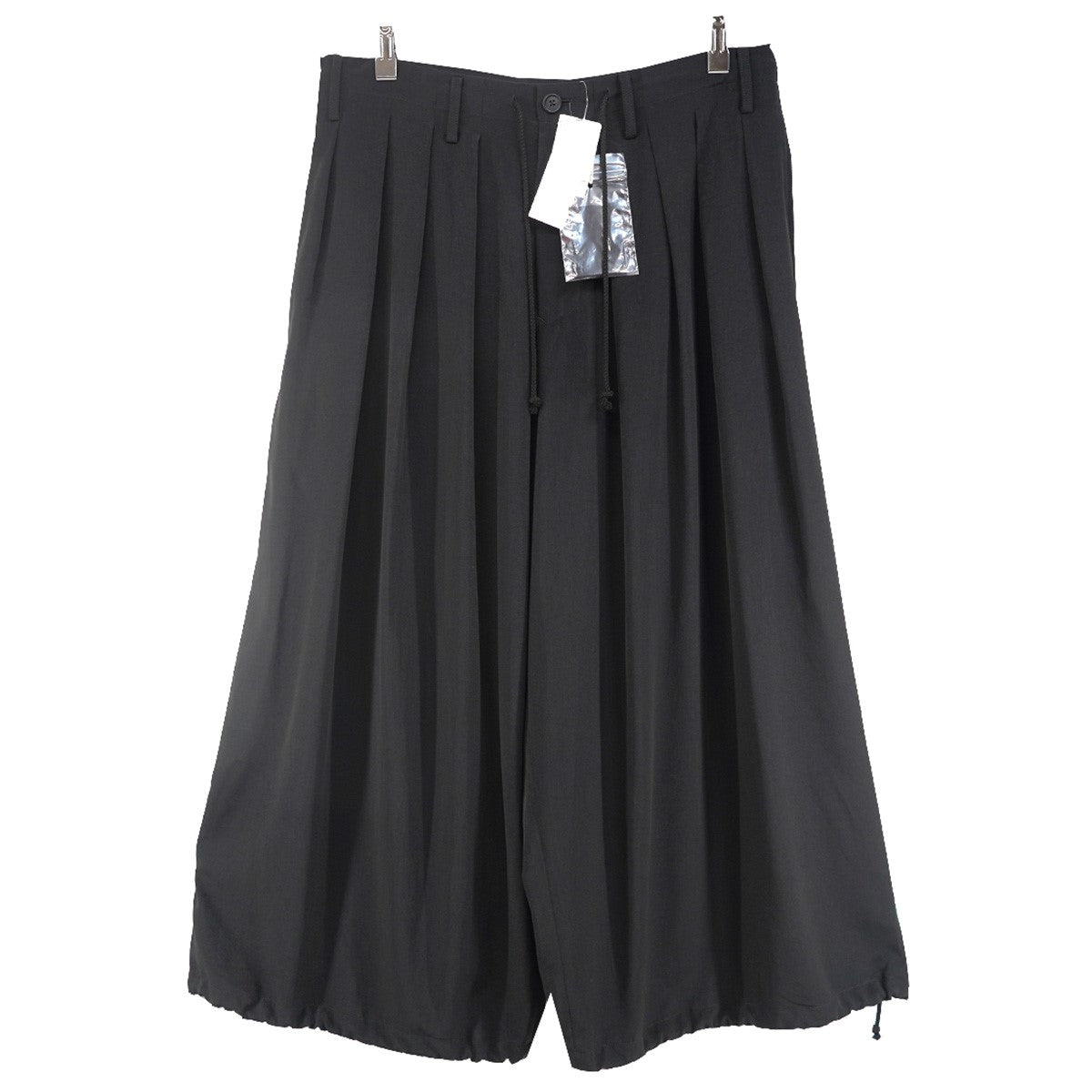 26SS CREPE de CHINE BALLOON PANTS デシン生地ドローコード 2WAY バルーン ワイド ストレート シルエット  イージー パンツ