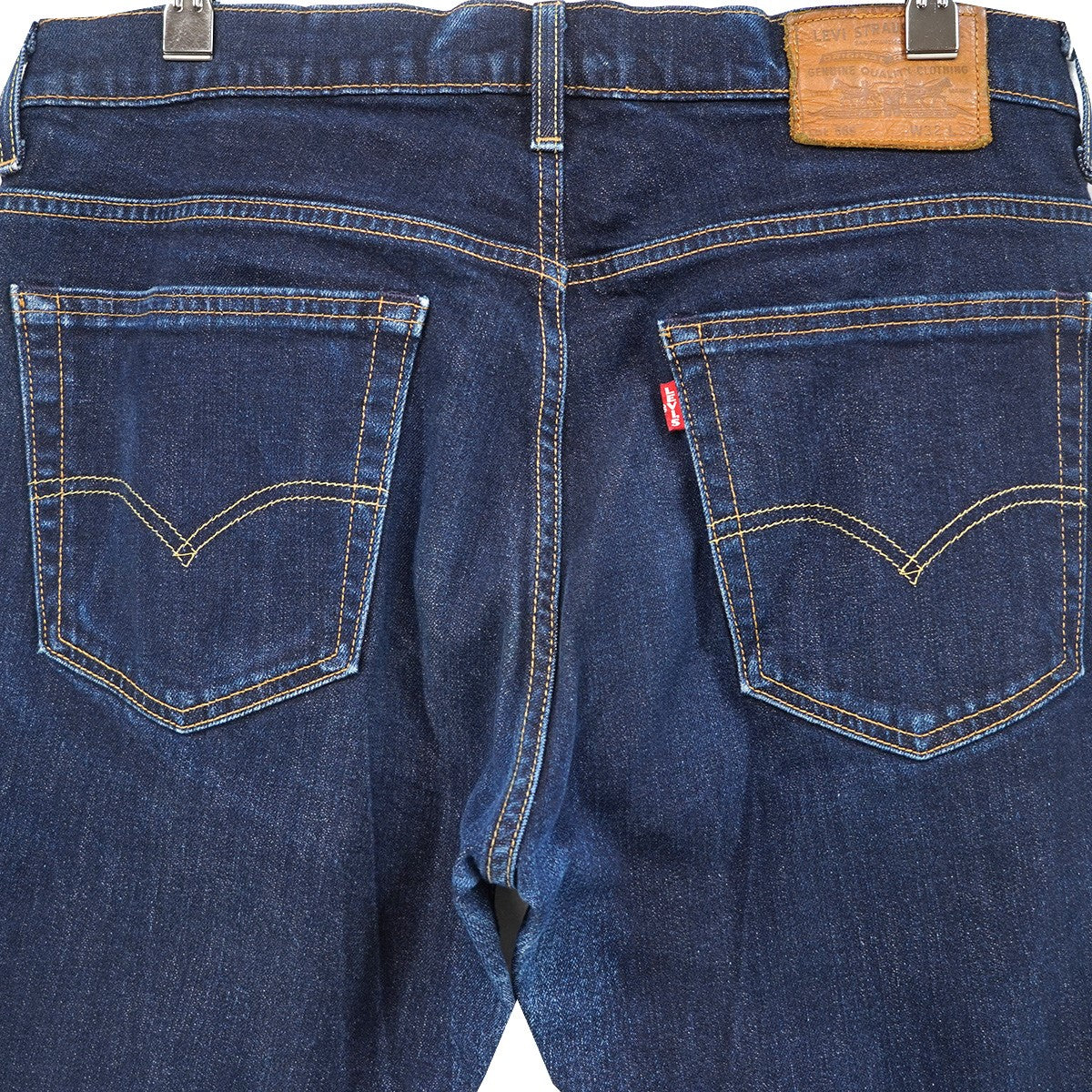 569 LOOSE STRAIGHT5ポケット BIG E 牛革パッチ 刺繍タグ ルーズ ストレート ジーンズ デニム パンツ