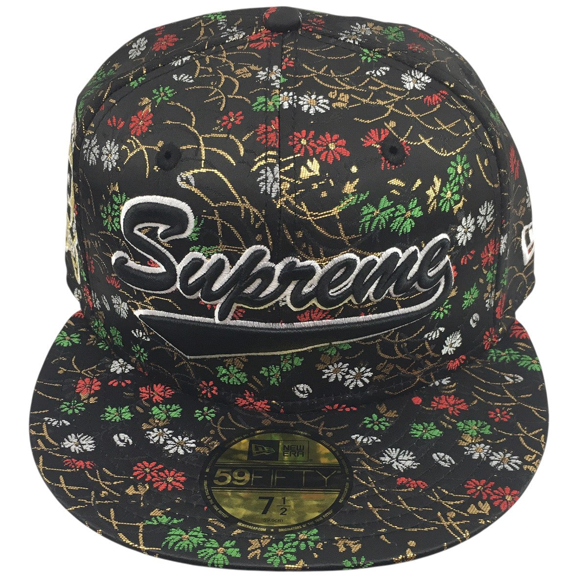 26SS Floral Jacquard New Eraフローラル ジャガード ニューエラ ロゴ キャップ 帽子
