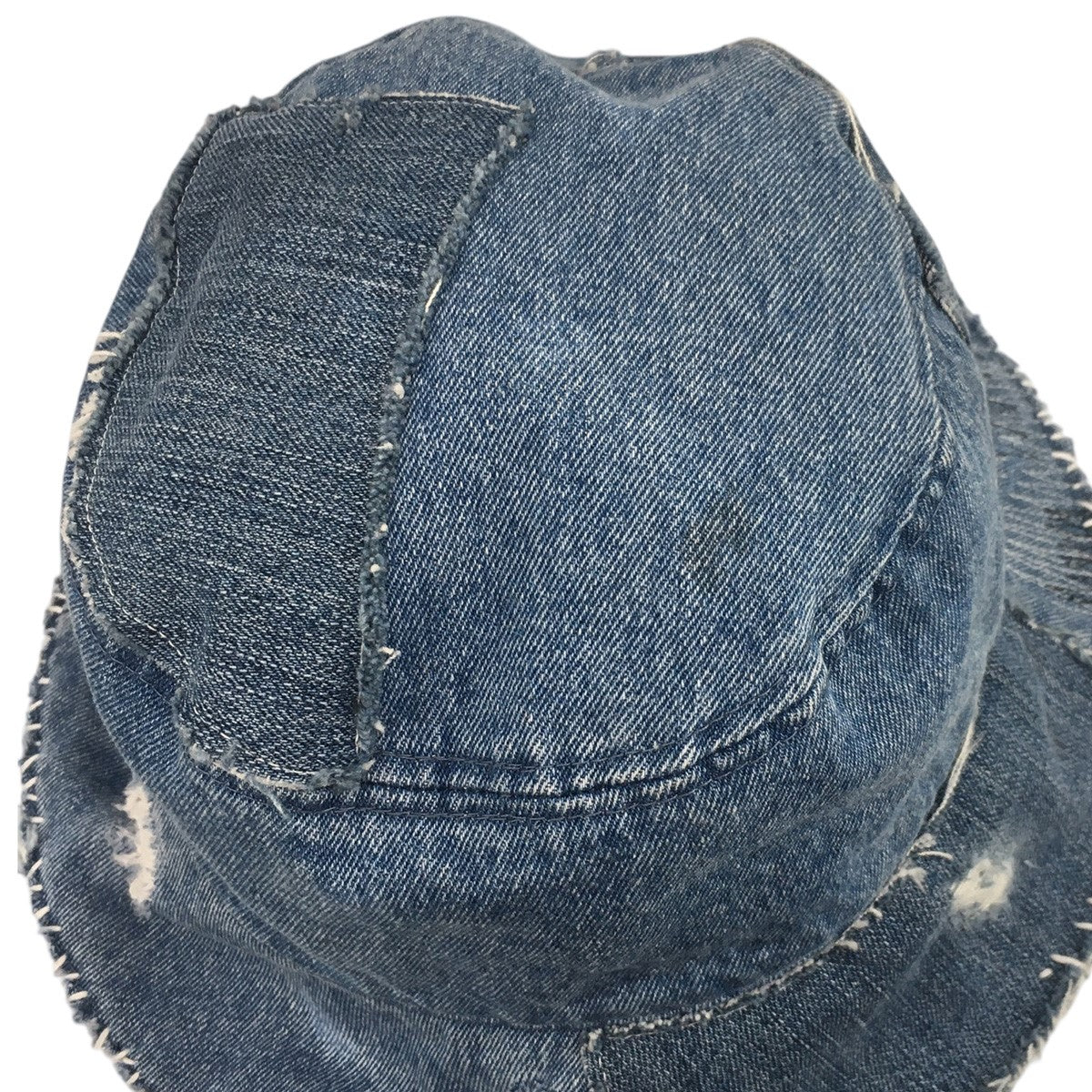 Carhartt Remake Denim Bucket Hatヴィンテージ Vintage デニム ロゴ ハンドメイド リメイク 再構築ハット