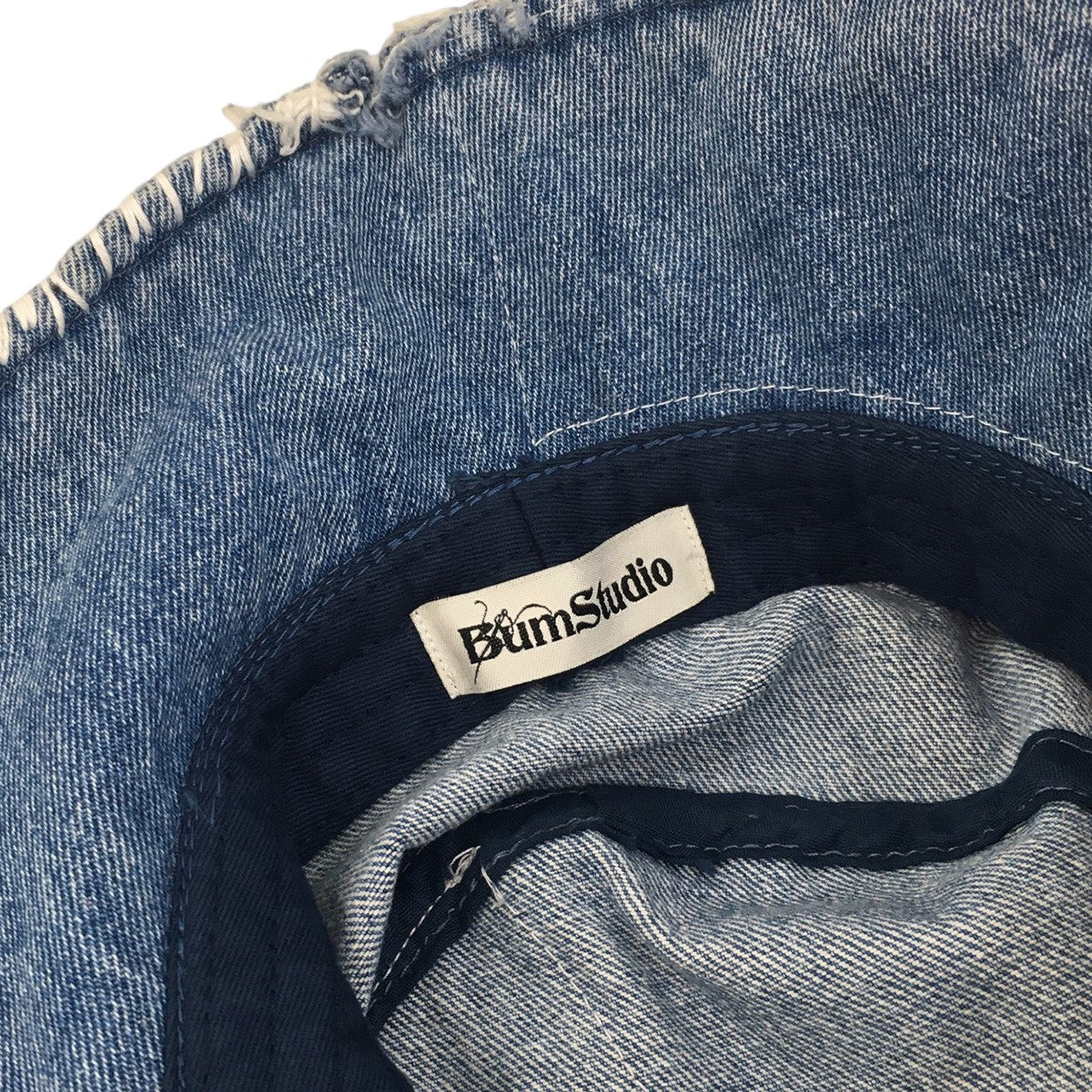 Carhartt Remake Denim Bucket Hatヴィンテージ Vintage デニム ロゴ ハンドメイド リメイク 再構築ハット