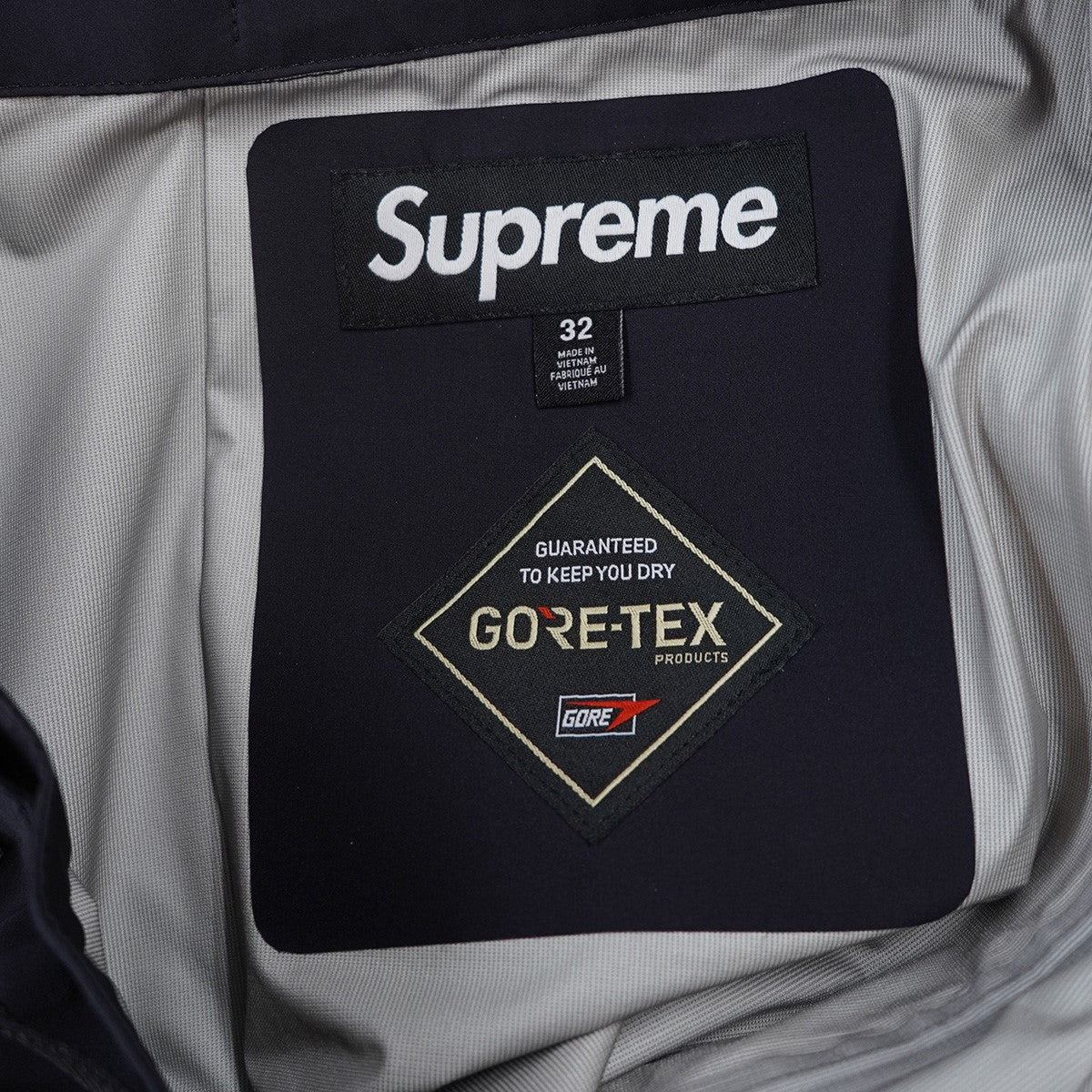 24AW GORE-TEX Pant GTX ウェビングベルト プラスチックバックル ロゴ刺繍 3レイヤー リフレクターパネル ルーズフィット ジップポケット ナイロン イージー パンツ