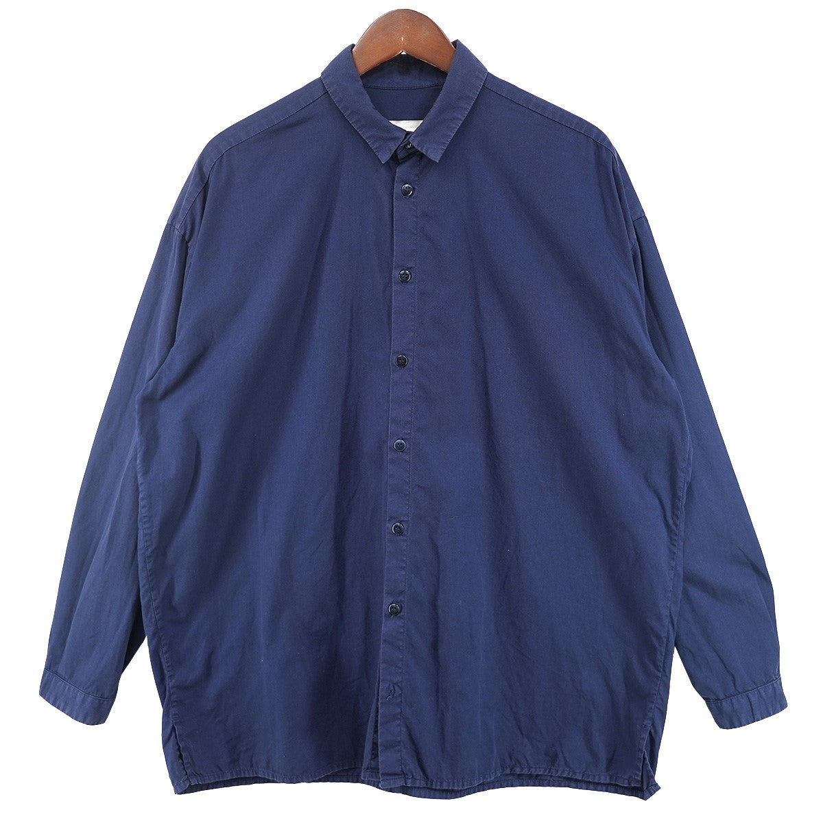 19AW THE DRAUGHTSMAN SHIRTドラフツマン 製図工 ドロップショルダー コクーンシルエット 長袖 シャツ