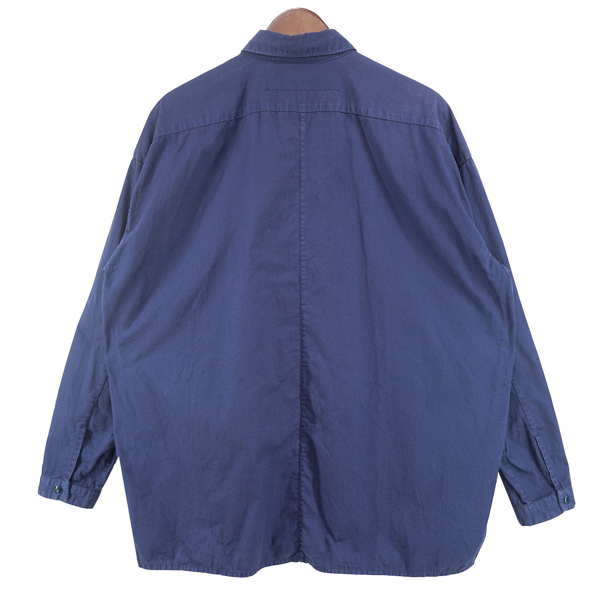 19AW THE DRAUGHTSMAN SHIRTドラフツマン 製図工 ドロップショルダー コクーンシルエット 長袖 シャツ