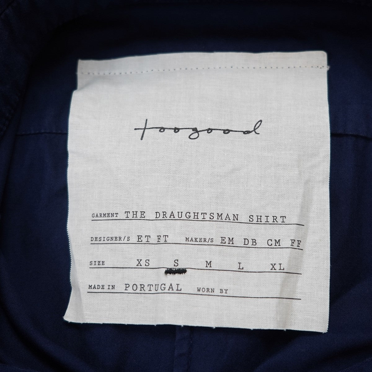 19AW THE DRAUGHTSMAN SHIRTドラフツマン 製図工 ドロップショルダー コクーンシルエット 長袖 シャツ