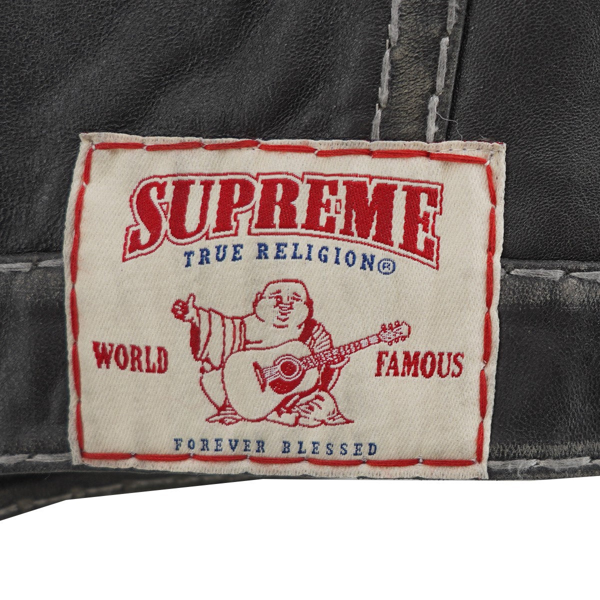 25AW True Religion Leather Trucker Jacketコラボ 加工 レザー トラッカー ジャケット