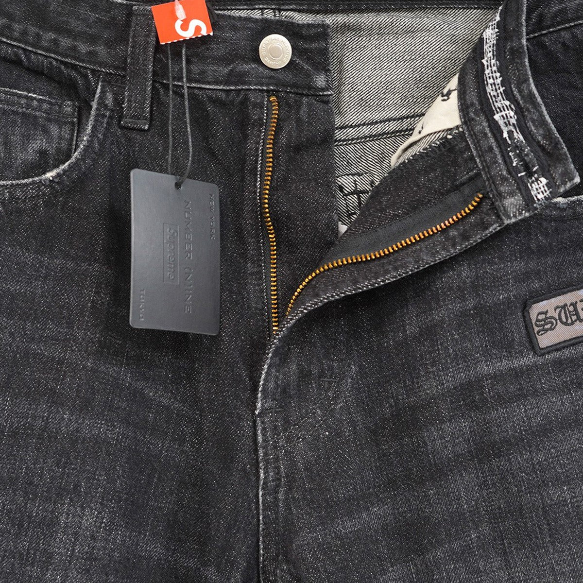 Supreme×NUMBER (N)INE 25AW Number (N)ine Patches Loose Fit Jean