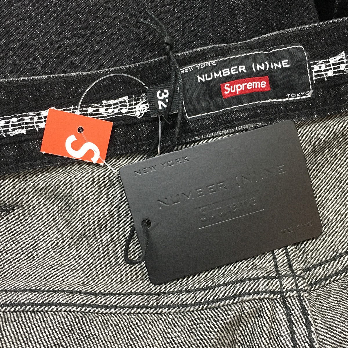 25AW Number (N)ine Patches Loose Fit Jean ヴィンテージ Vintageダメージウォッシュ加工 ロゴ ワッペン ルーズフィット セルビッジ デニム