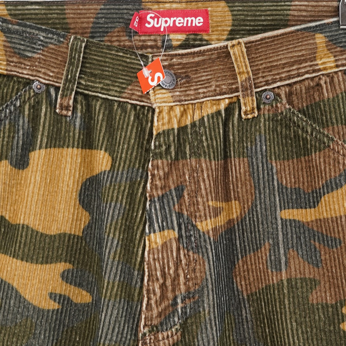 Supreme 25AW Wide Wale Corduroy Painter Pant Woodland Camoワイド ウォール コーデュロイ 迷彩 カモフラージュ ペインター パンツ 古着・中古-3枚目のアイテム画像