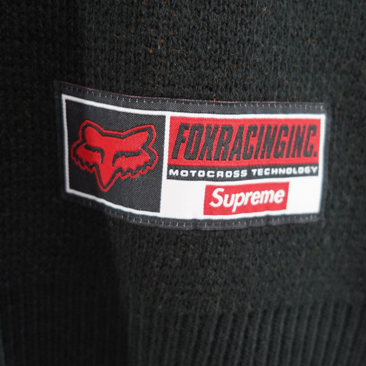 25AW Fox Racing Sweaterフォックスレーシング ロゴ アクリル ニット セーター