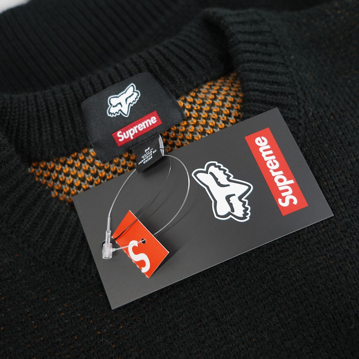 25AW Fox Racing Sweaterフォックスレーシング ロゴ アクリル ニット セーター