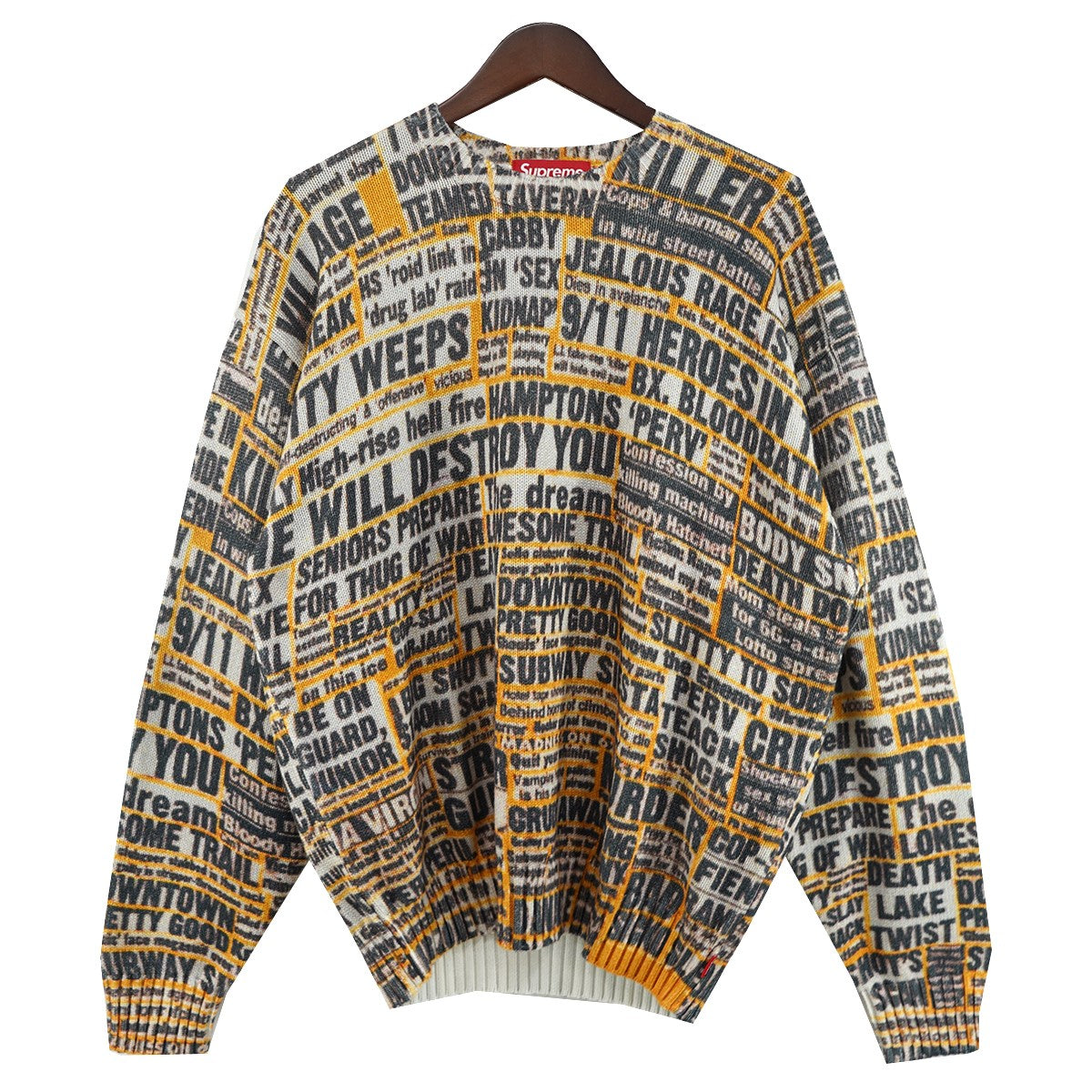 Supreme 25AW Dash Snow Sweaterダッシュ スノウ スノー コットン ニット セーター 古着・中古-1枚目のアイテム画像
