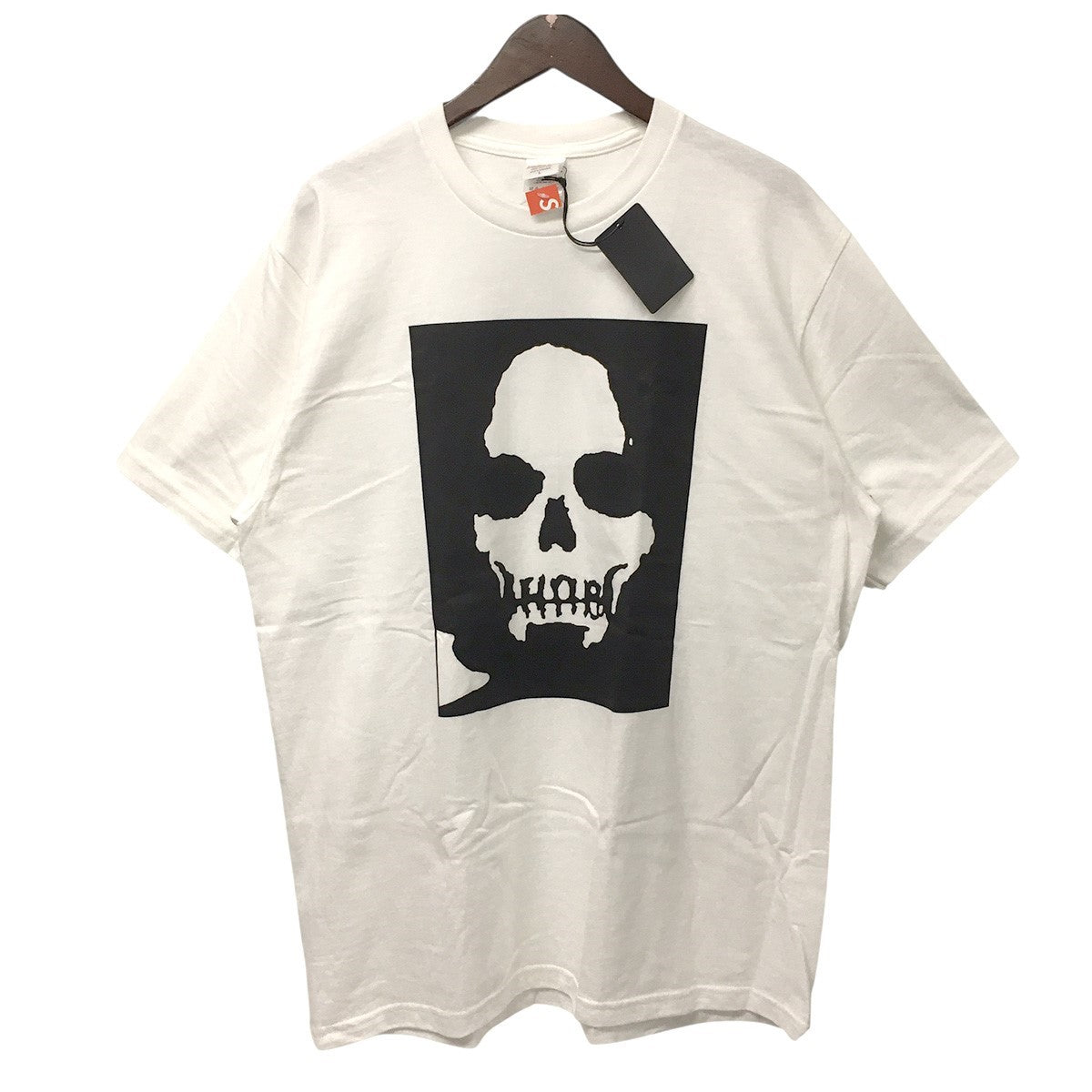 Supreme×NUMBER (N)INE 25AW Number (N)ine Manson Teeコラボ スカル ロゴ ナンバーナイン マンソン Tシャツ 古着・中古-1枚目のアイテム画像