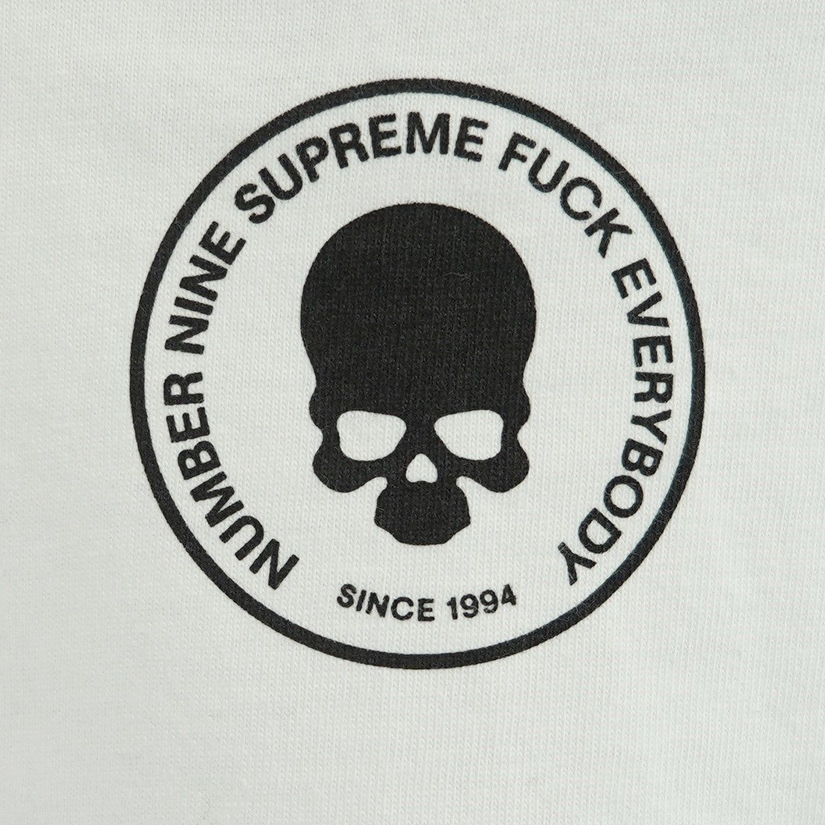Supreme×NUMBER (N)INE 25AW Number (N)ine Manson Teeコラボ スカル ロゴ ナンバーナイン マンソン Tシャツ 古着・中古-4枚目のアイテム画像