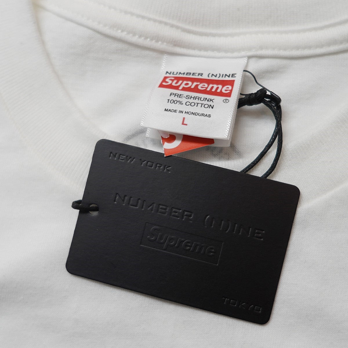 Supreme×NUMBER (N)INE 25AW Number (N)ine Manson Teeコラボ スカル ロゴ ナンバーナイン マンソン Tシャツ 古着・中古-5枚目のアイテム画像