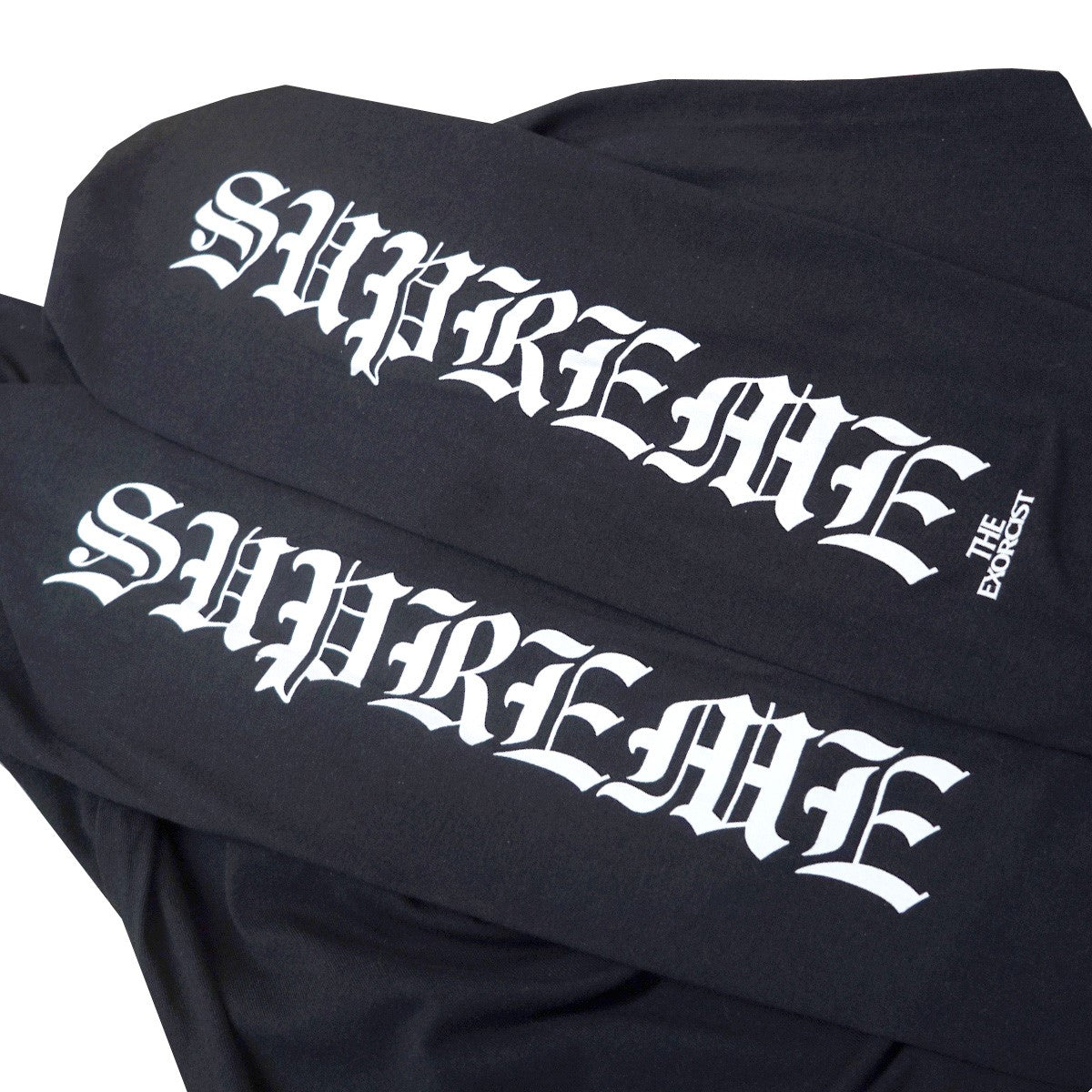 25AW The Exorcist Mother L／S Tee 楳図かずお リーガン・マクニールエクソシスト オールドイングリッシュ フレーズ ロゴ 袖プリント 長袖 ロングスリーブ ロンT