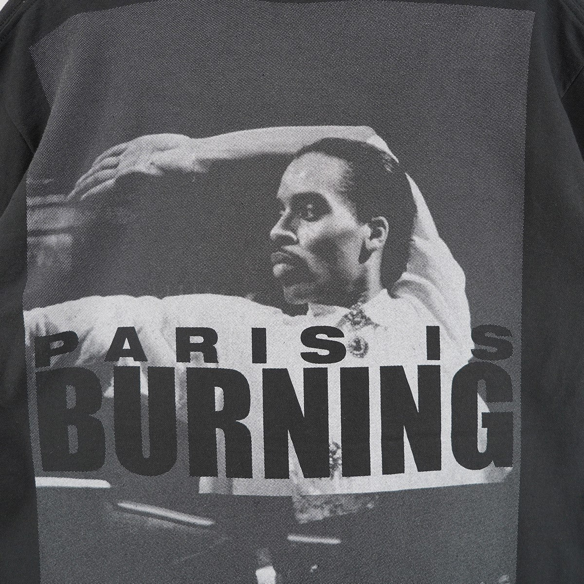 26SS Paris is Burning Tee パリ・イズ・バーニング Willi Ninjaウィリ・ニンジャ ヴォーギング バックプリント オールドイングリッシュ ロゴ 半袖 Tシャツ