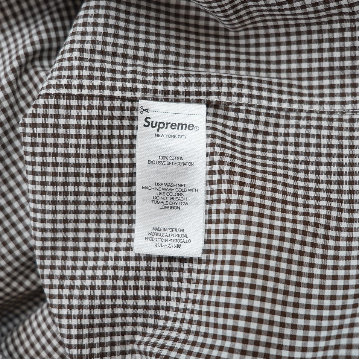 26SS Gingham S／S Shirtギンガムチェック 胸ポケット クラシック ロゴ 刺繍 ショートスリーブ 半袖 シャツ