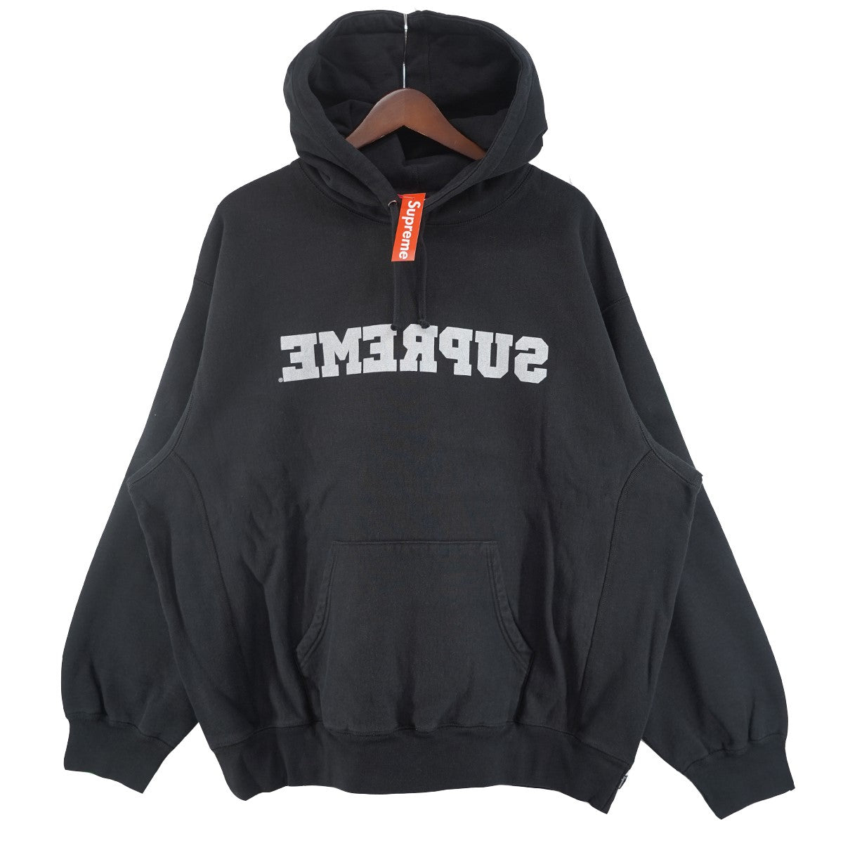 Supreme 25SS Reverse Hooded Sweatshirtリバース ロゴ フーデッドスウェットシャツ パーカー 古着・中古-1枚目のアイテム画像