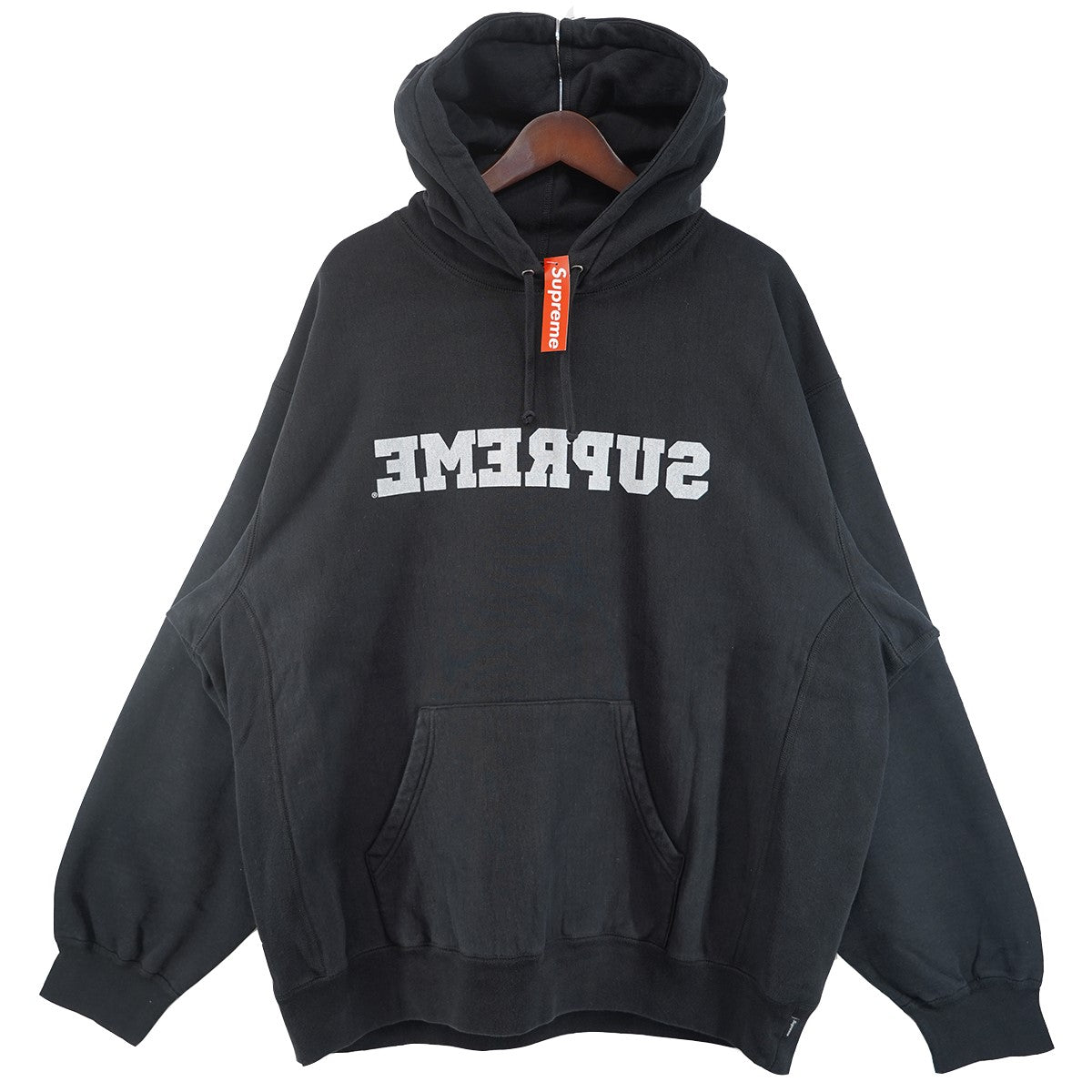 Supreme 25SS Reverse Hooded Sweatshirtリバース ロゴ フーデッドスウェットシャツ パーカー 古着・中古-1枚目のアイテム画像