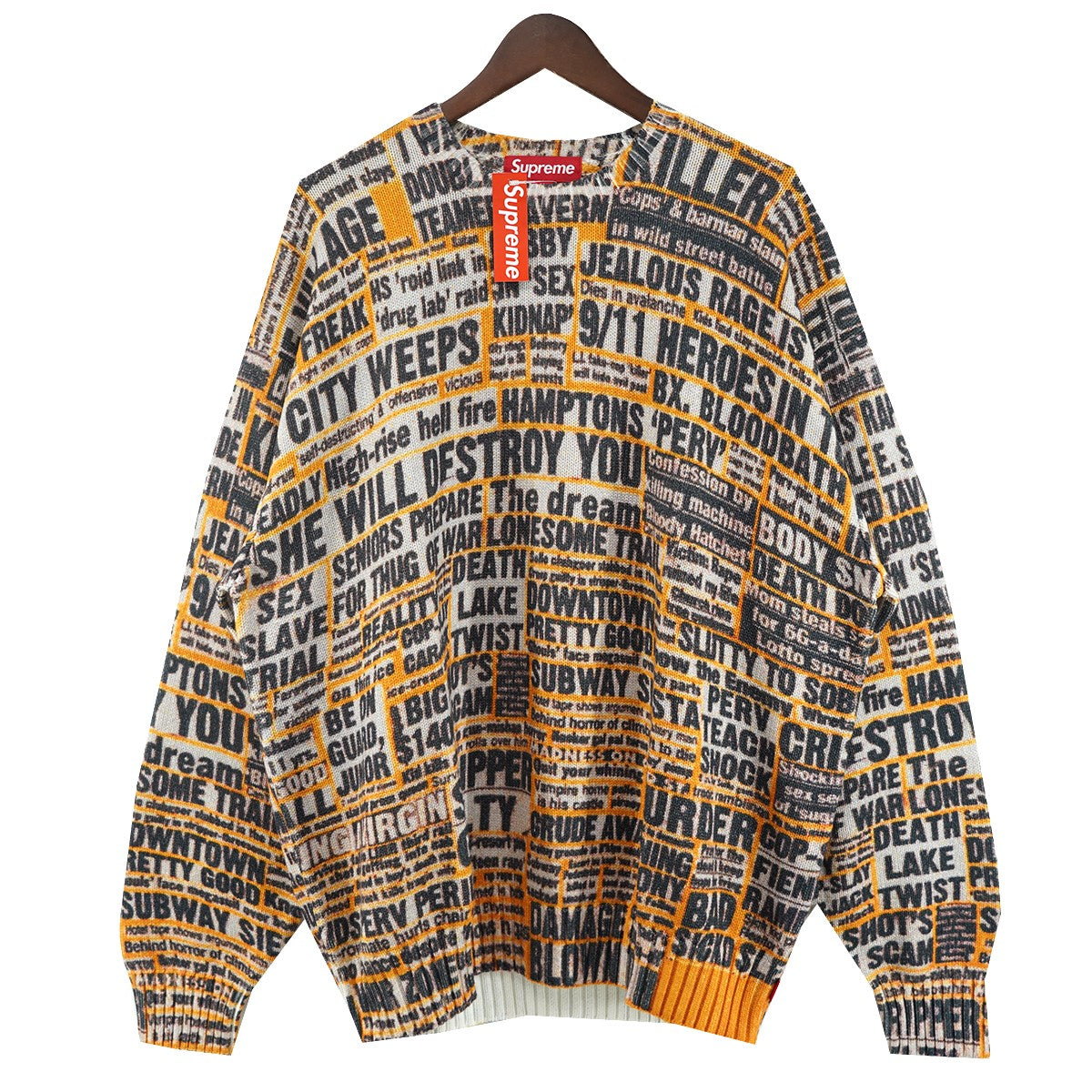 Supreme 25AW Dash Snow Sweaterダッシュスノウ スノー コットン ニット セーター 古着・中古-1枚目のアイテム画像