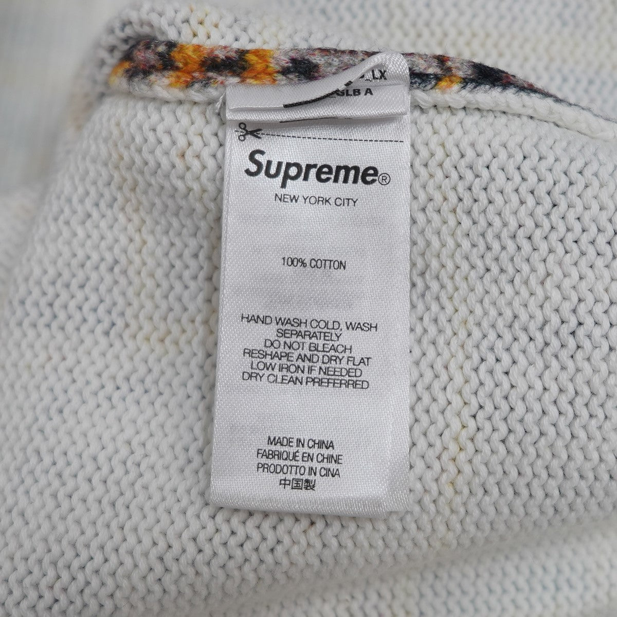 Supreme 25AW Dash Snow Sweaterダッシュスノウ スノー コットン ニット セーター 古着・中古-5枚目のアイテム画像