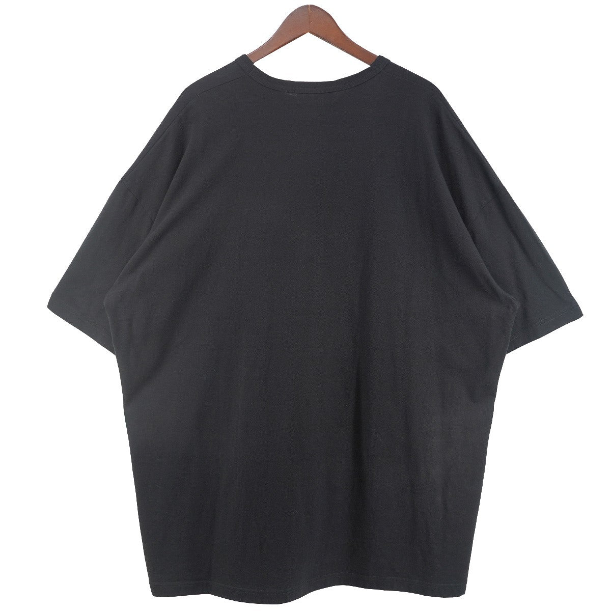 25AW 綿天竺プリントオーバーサイズ ロゴ Tシャツ