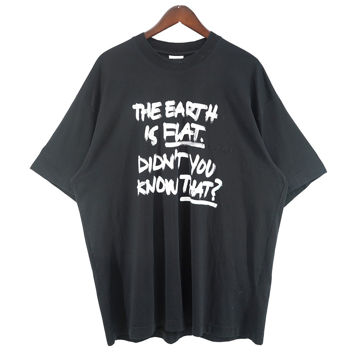 22AW FLAT EARTH T-SHIRTフラット アース ロゴ Tシャツ