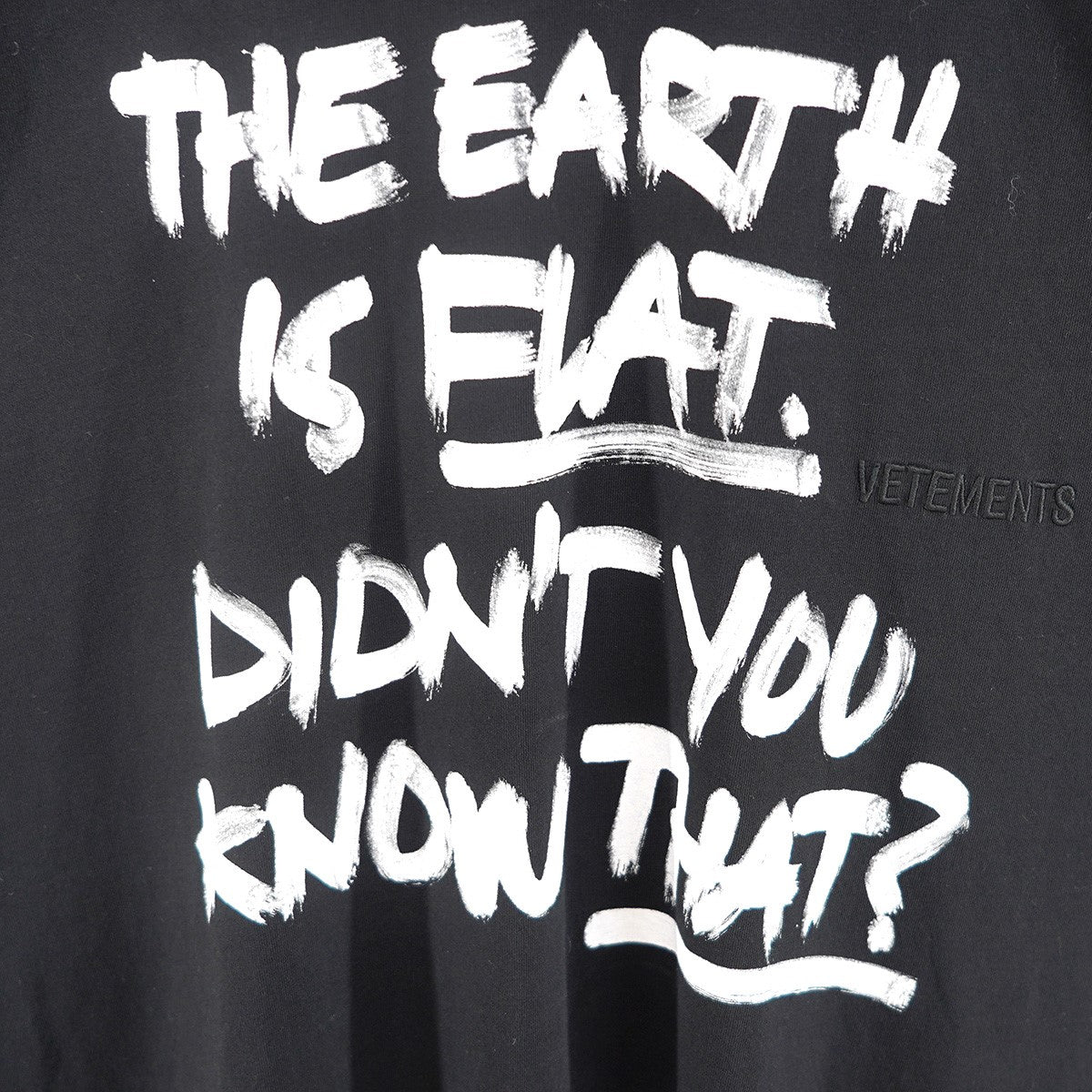 22AW FLAT EARTH T-SHIRTフラット アース ロゴ Tシャツ