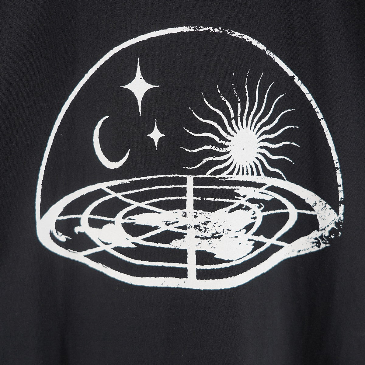 22AW FLAT EARTH T-SHIRTフラット アース ロゴ Tシャツ