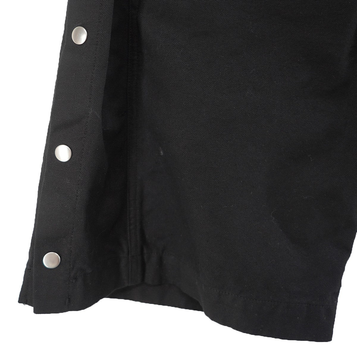 26SS WIDE PUSHER SHORT BLACKワイド プッシャー スナップボタン ドローコード イージー ショーツ ハーフパンツ