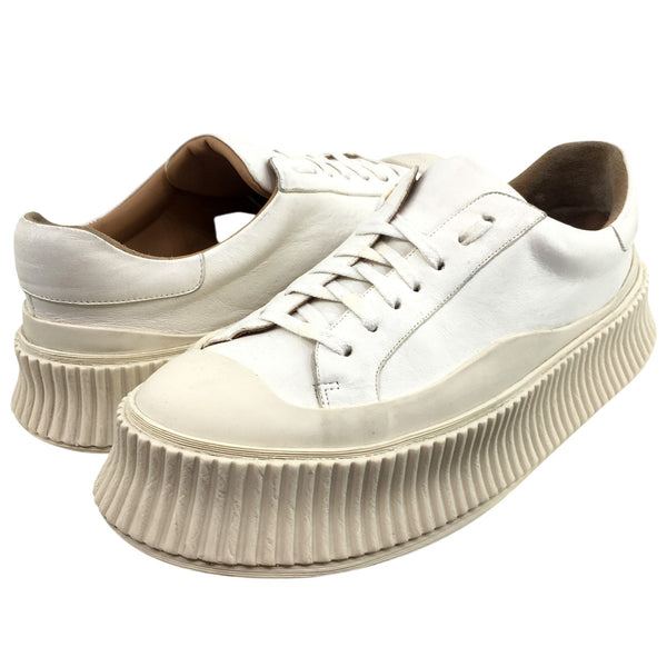 最終価格にしました！　新品未使用　ジルサンダー　プラットフォームスニーカー JIL SANDER(ジルサンダー) プラットフォーム 厚底 ローカット