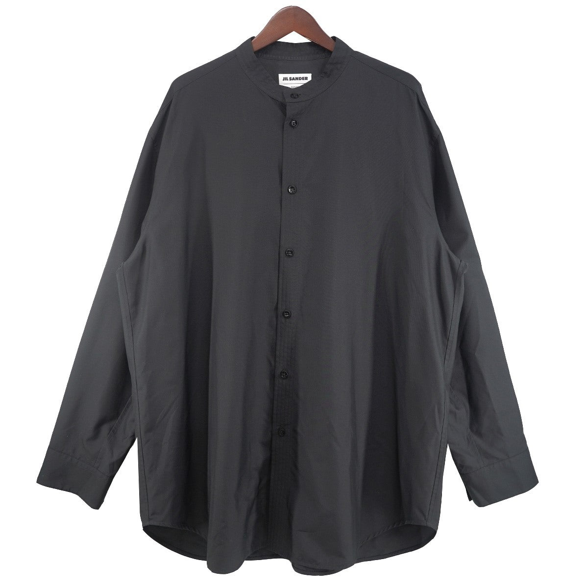 24SS 7 DAYS SHIRTS COLLECTION SUNDAY P．M．高密度シルク バンドカラー ノーカラー オーバーサイズ シャツ