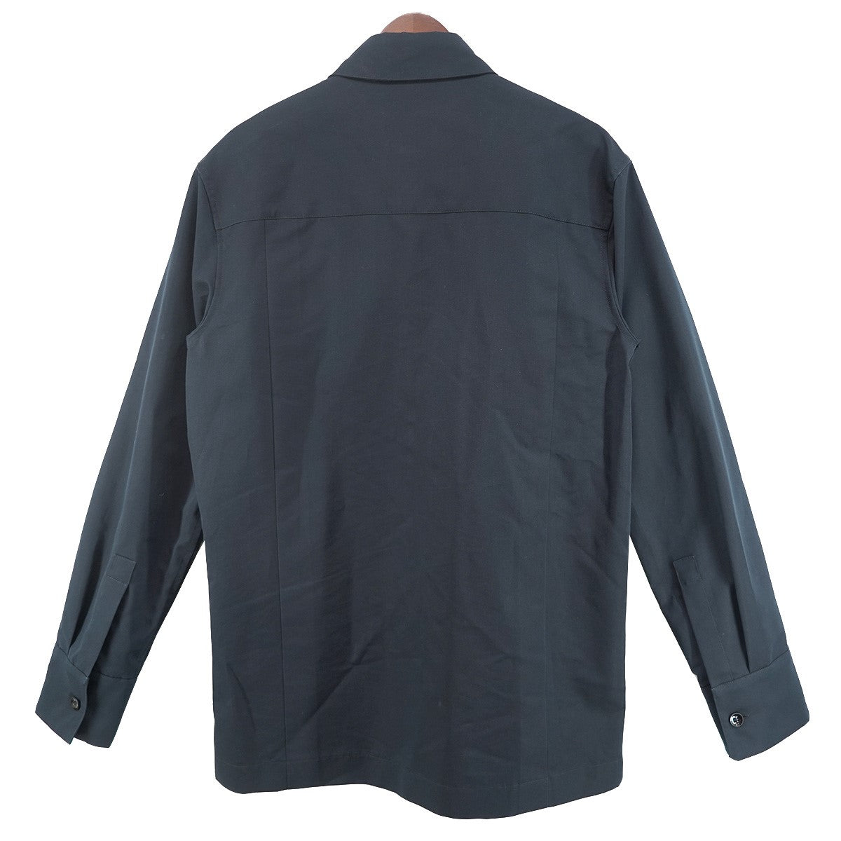 25SS Fly-Front Shirt SHIRT 145シルク混 フライフロント 比翼 シャツ