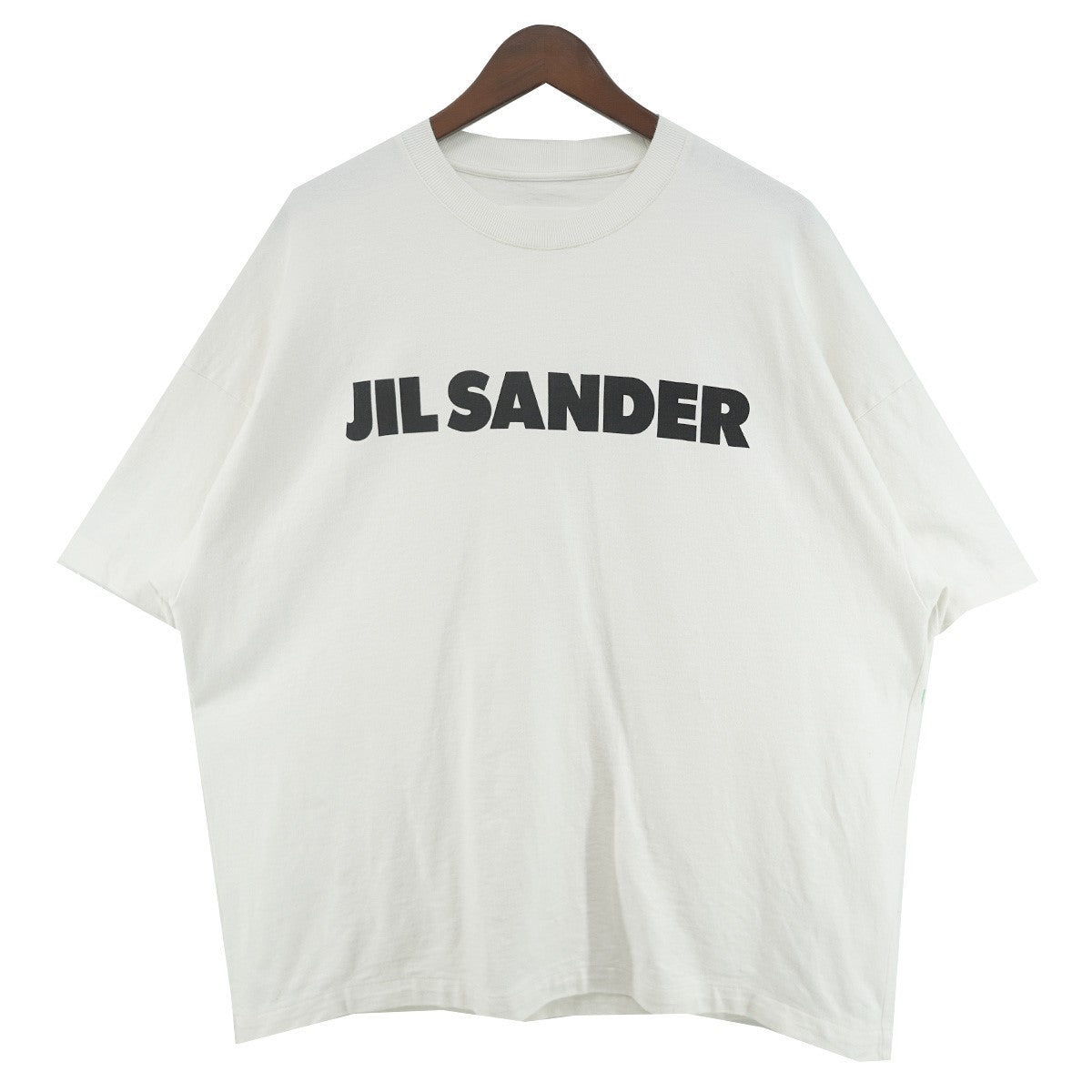 23SS ヘビーウェイトコットン ロゴ オーバーサイズ ボックスシルエット 半袖 Tシャツ